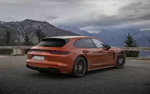Cars wallpapers Porsche Panamera 4 E-Hybrid Sport Turismo SportDesign Package (Papaya Metallic) - 2020