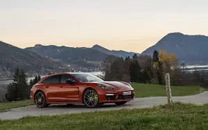 Cars wallpapers Porsche Panamera 4 E-Hybrid Sport Turismo SportDesign Package (Papaya Metallic) - 2020