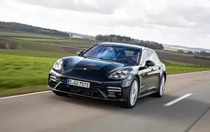 Cars wallpapers Porsche Panamera Turbo S E-Hybrid Sport Turismo (Night Blue Metallic) - 2020