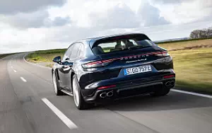 Cars wallpapers Porsche Panamera Turbo S E-Hybrid Sport Turismo (Night Blue Metallic) - 2020