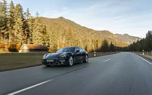 Cars wallpapers Porsche Panamera Turbo S E-Hybrid Sport Turismo (Night Blue Metallic) - 2020