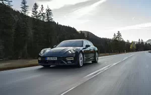 Cars wallpapers Porsche Panamera Turbo S E-Hybrid Sport Turismo (Night Blue Metallic) - 2020