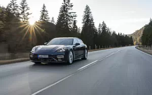 Cars wallpapers Porsche Panamera Turbo S E-Hybrid Sport Turismo (Night Blue Metallic) - 2020
