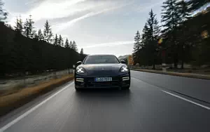 Cars wallpapers Porsche Panamera Turbo S E-Hybrid Sport Turismo (Night Blue Metallic) - 2020