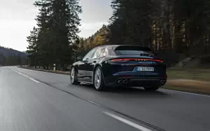 Cars wallpapers Porsche Panamera Turbo S E-Hybrid Sport Turismo (Night Blue Metallic) - 2020