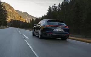 Cars wallpapers Porsche Panamera Turbo S E-Hybrid Sport Turismo (Night Blue Metallic) - 2020