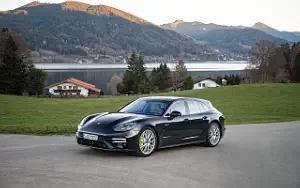 Cars wallpapers Porsche Panamera Turbo S E-Hybrid Sport Turismo (Night Blue Metallic) - 2020