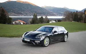 Cars wallpapers Porsche Panamera Turbo S E-Hybrid Sport Turismo (Night Blue Metallic) - 2020
