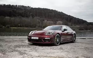 Cars wallpapers Porsche Panamera 4 E-Hybrid SportDesign Package (Cherry Metallic) - 2020