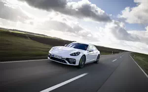 Cars wallpapers Porsche Panamera Turbo S E-Hybrid (Carrara White Metallic) - 2020