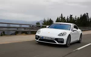 Cars wallpapers Porsche Panamera Turbo S E-Hybrid (Carrara White Metallic) - 2020