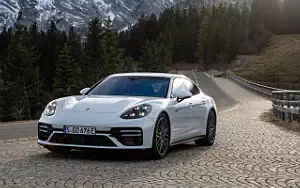 Cars wallpapers Porsche Panamera Turbo S E-Hybrid (Carrara White Metallic) - 2020