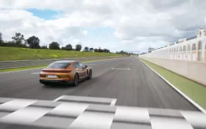 Cars wallpapers Porsche Panamera Turbo E-Hybrid (Madeira Gold Metallic) - 2024