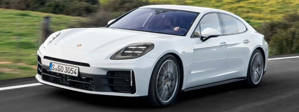 Cars wallpapers Porsche Panamera 4 E-Hybrid (Carrara White Metallic) - 2024 - Car wallpapers