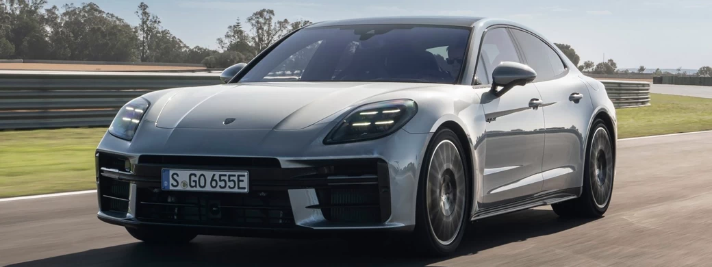Cars wallpapers Porsche Panamera Turbo E-Hybrid (Dolomite Silver Metallic) - 2024 - Car wallpapers