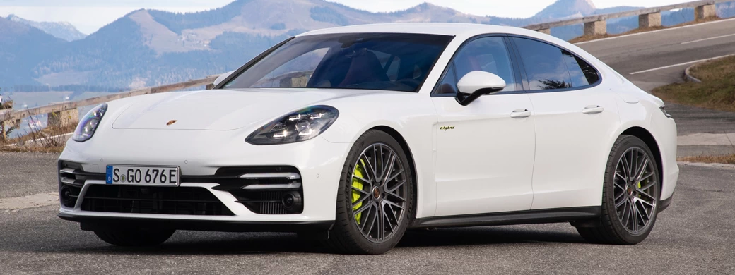 Cars wallpapers Porsche Panamera Turbo S E-Hybrid (Carrara White Metallic) - 2020 - Car wallpapers