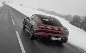 Cars wallpapers Porsche Taycan (Cherry Metallic) - 2021