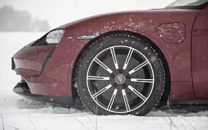 Cars wallpapers Porsche Taycan (Cherry Metallic) - 2021