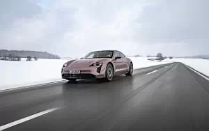 Cars wallpapers Porsche Taycan (Frozen Berry Metallic) - 2021