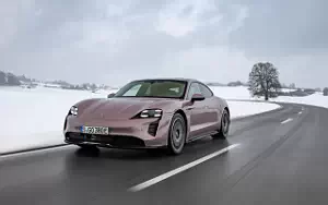 Cars wallpapers Porsche Taycan (Frozen Berry Metallic) - 2021