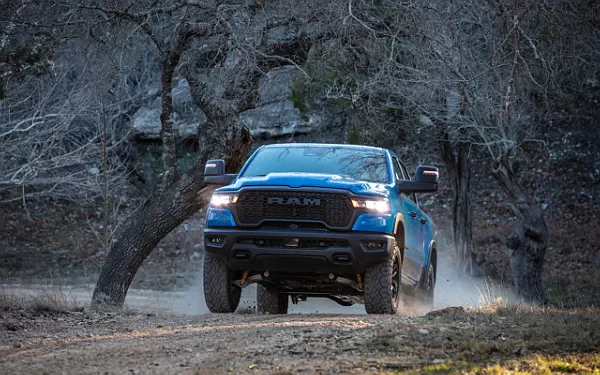 Cars wallpapers Ram 1500 Rebel (Hydro Blue/Diamond Black) - 2024