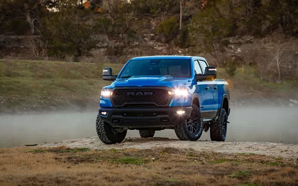 Cars wallpapers Ram 1500 Rebel (Hydro Blue/Diamond Black) - 2024