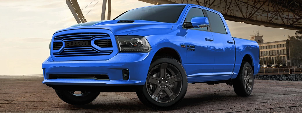 Cars wallpapers Ram 1500 Hydro Blue Sport Crew Cab - 2017 - Car wallpapers