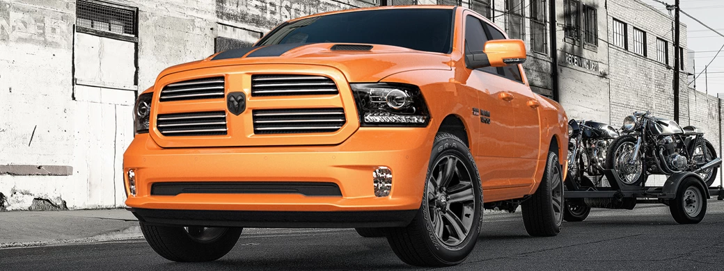 Cars wallpapers Ram 1500 Sport Ignition Orange Crew Cab - 2016 - Car wallpapers