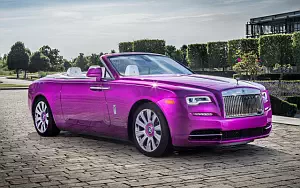 Cars wallpapers Rolls-Royce Dawn in Fuxia - 2017