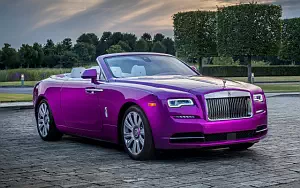 Cars wallpapers Rolls-Royce Dawn in Fuxia - 2017