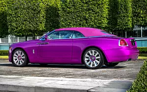 Cars wallpapers Rolls-Royce Dawn in Fuxia - 2017