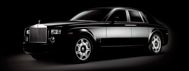 Cars wallpapers Rolls-Royce Phantom Black - 2006 - Car wallpapers