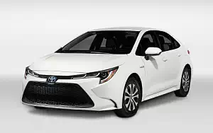 Cars wallpapers Toyota Corolla LE Hybrid Sedan US-spec - 2019