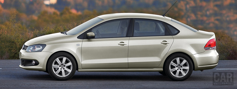 Cars wallpapers Volkswagen Polo Sedan - 2010 - Car wallpapers