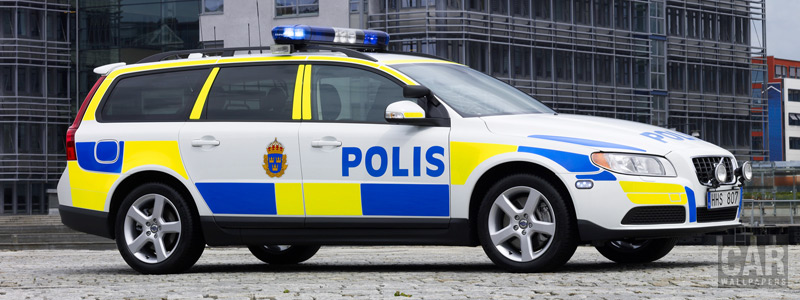 Cars wallpapers Volvo V70 Police - 2008 - Car wallpapers