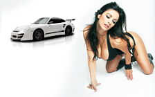 Car and Girl desktop wallpapers