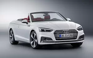 Cars wallpapers Audi A5 Cabriolet 2.0 TDI quattro S line - 2017