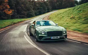 Cars wallpapers Bentley Continental GT V8 (Alpine Green) UK-spec - 2020