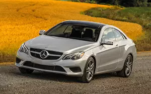 Cars wallpapers Mercedes-Benz E350 4MATIC Coupe US-spec - 2014