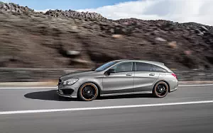 Cars wallpapers Mercedes-Benz CLA250 4MATIC Shooting Brake AMG Sports Package OrangeArt - 2015