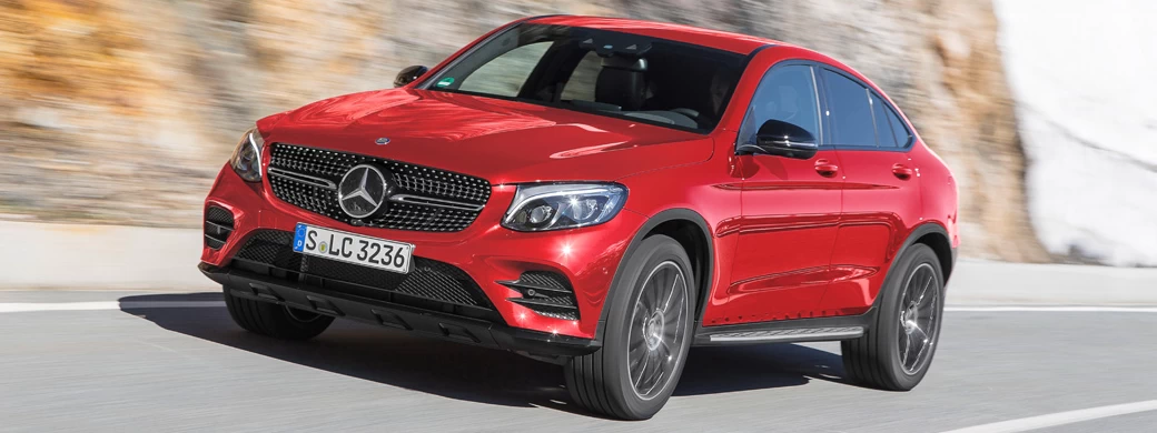 Cars wallpapers Mercedes-Benz GLC 350 d 4MATIC Coupe AMG Line - 2016 - Car wallpapers