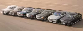 Mercedes-Benz S-class Historic model range - 2020