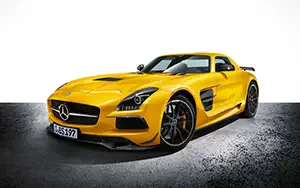 Cars wallpapers Mercedes-Benz SLS AMG Coupe Black Series Solarbeam - 2012