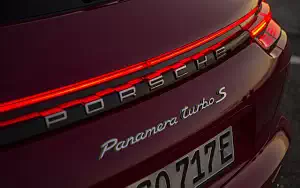 Cars wallpapers Porsche Panamera Turbo S E-Hybrid Sport Turismo (Carmine Red) - 2017
