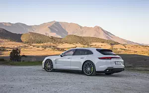 Cars wallpapers Porsche Panamera Turbo S E-Hybrid Sport Turismo (Carrara White Metallic) - 2017