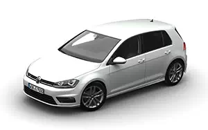 Cars wallpapers Volkswagen Golf R-Line - 2013