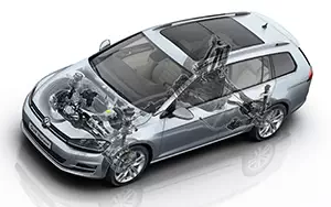 Cars wallpapers Volkswagen Golf Variant TSI BlueMotion - 2013